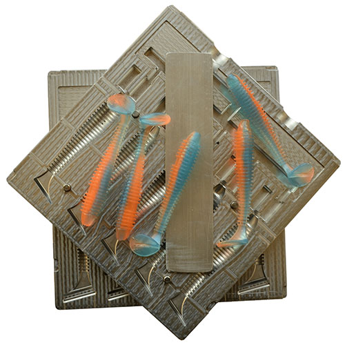 Aluminum Mold V25 5 cavity 3.8" inch/ 95 mm Two Colors