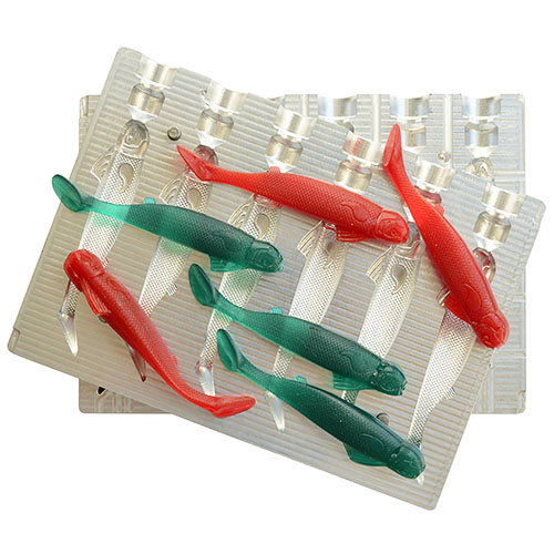 Aluminum Mold V823 6 Cavity 3.9" inch / 100 mm Separate