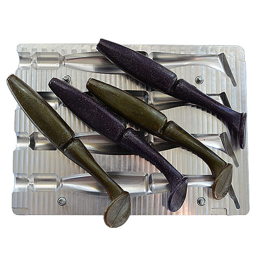 Aluminum Mold V71 4 cavity 6" inch / 150 mm Separate