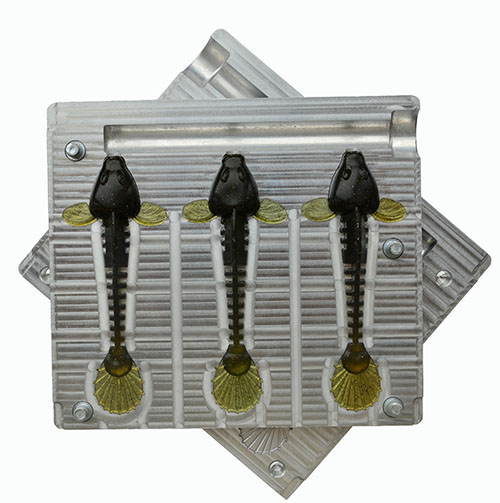 Aluminum Mold W152 3 Cavity 3.5" inch / 90 mm